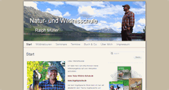 Desktop Screenshot of natur-wildnis-schule.de