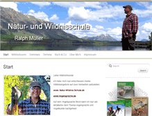 Tablet Screenshot of natur-wildnis-schule.de